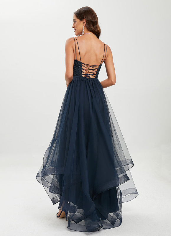 Robe de Soirée Éclat Asymétrique - gallery 1