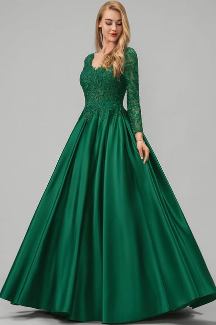 Robe de Soirée Émeraude Serre-Cœur - gallery 1
