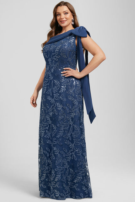 Robe de Soirée Éclat Marine Chic - gallery 7