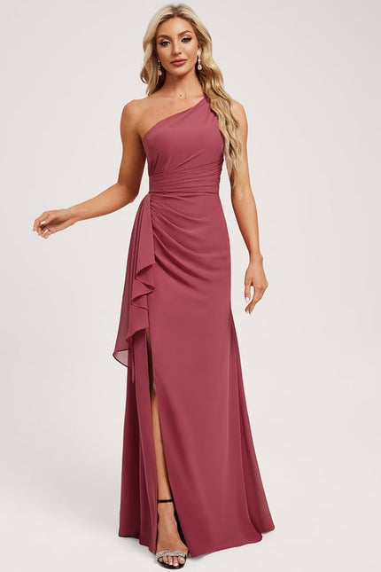 Robe de Soirée Asymétrique Fluide - gallery 2