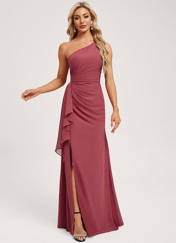 Robe de Soirée Asymétrique Fluide - gallery 2