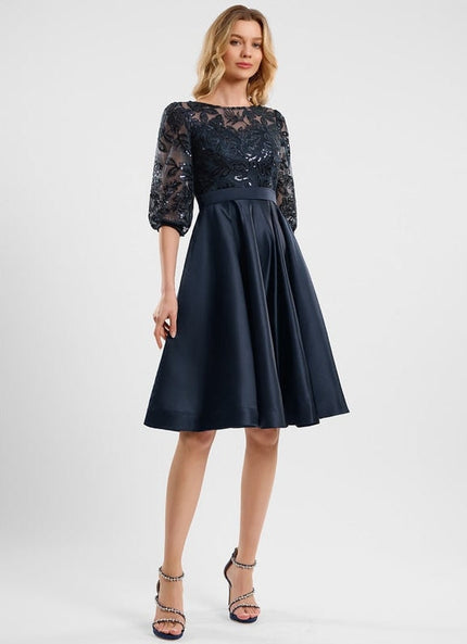 Robe de Soirée Nuit Satinée