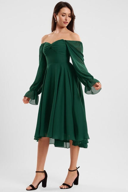Robe de Soirée Vaporeuse Nocturne - gallery 5