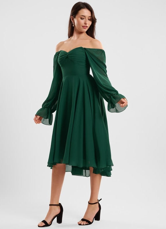Robe de Soirée Vaporeuse Nocturne - gallery 5