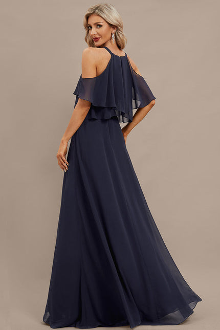 Robe de Soirée Nuit Marine Éthérée - gallery 6