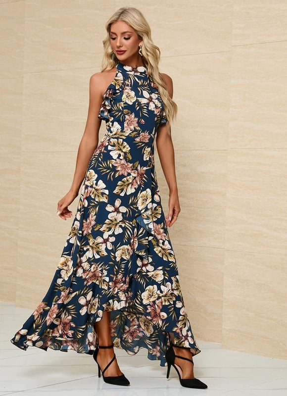 Robe de Soirée Fleurs Nocturnes - gallery 2