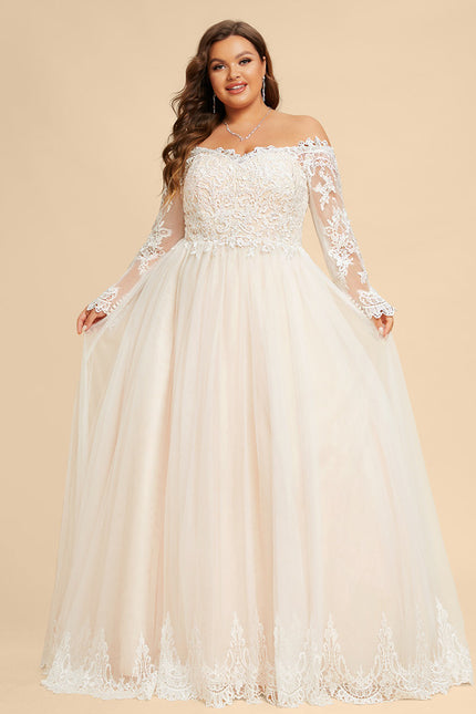 Robe de Soirée Longue Blanche Princesse Dentelle - gallery 9