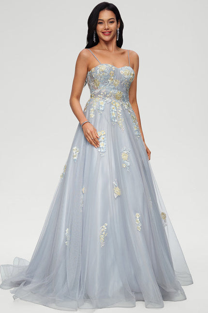Robe de Soirée Tulle Éthéré - gallery 1