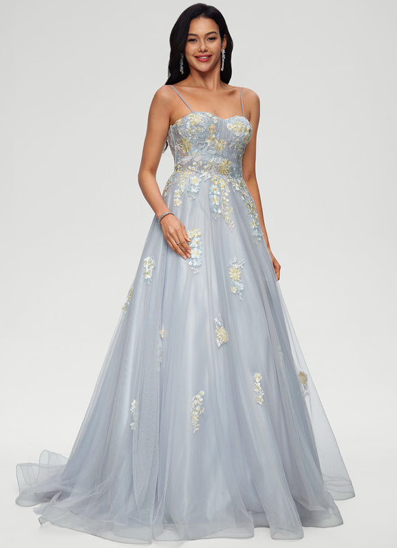 Robe de Soirée Tulle Éthéré - gallery 1