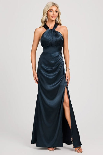 Robe de Soirée Nocturne Satinée - gallery 2