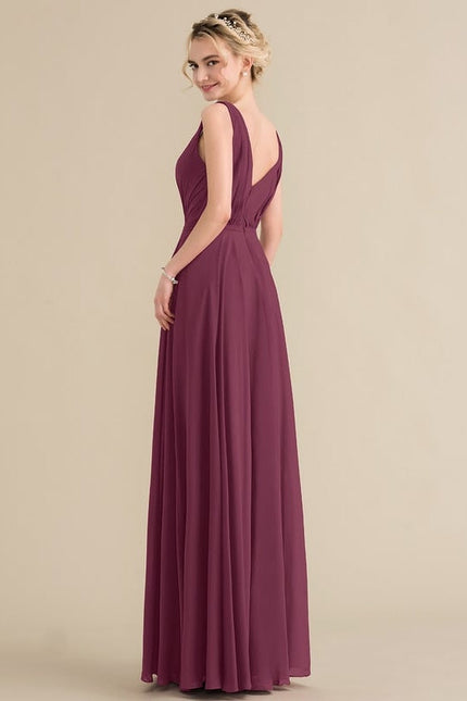 Robe de Soirée Fluide Émeraude - gallery 4