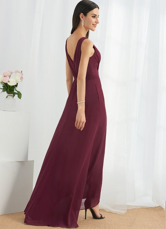Robe de Soirée Vignoble Fluide - gallery 4