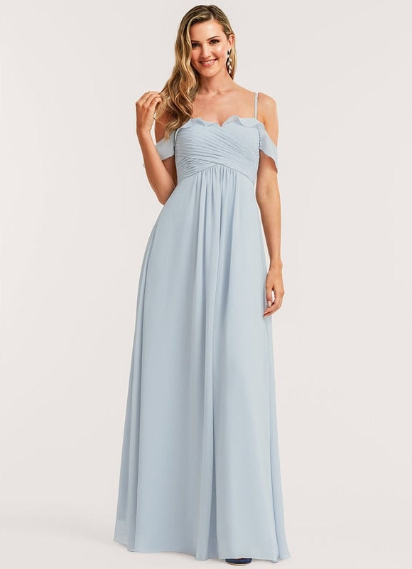 Robe de Soirée Légère Ciel - gallery 2