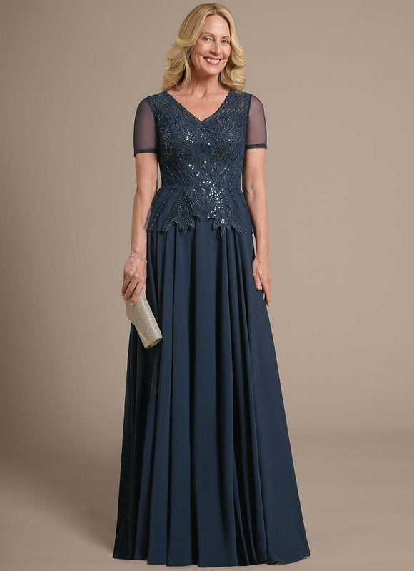 Robe de Soirée Éclat Abyssal