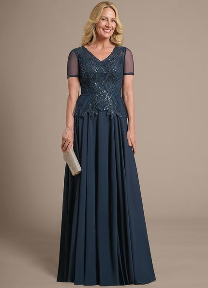 Robe de Soirée Éclat Abyssal