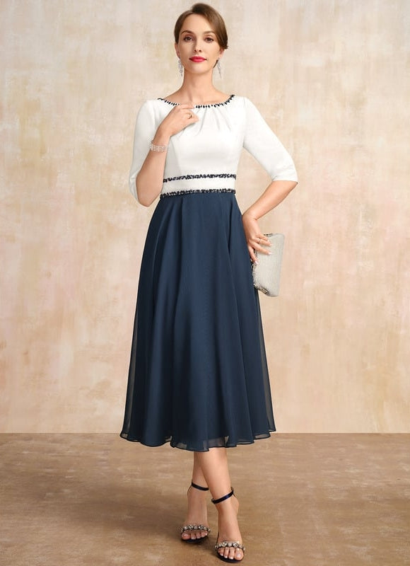 Robe de Soirée Élégance Nautique - gallery 2
