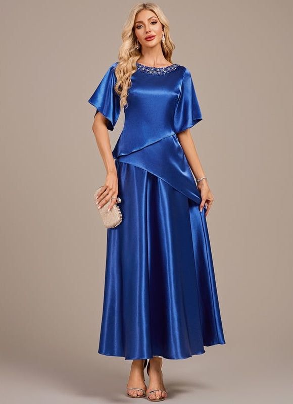 Robe de Soirée Éclat Azureux