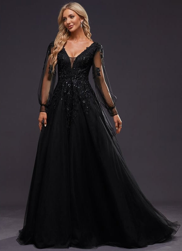 Robe de Soirée Éclat Noir - gallery 7