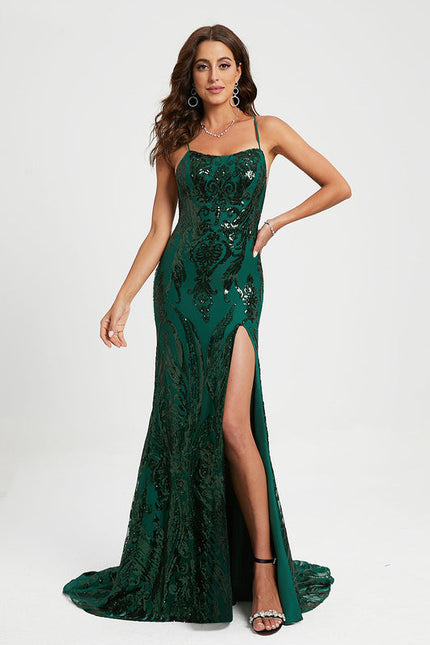 Robe de Soirée Sérénade Émeraude