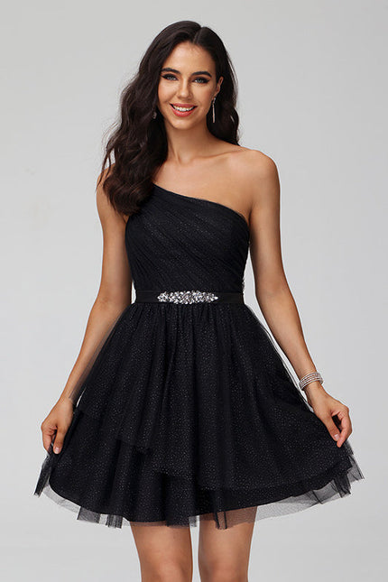 Robe de Soirée Noir Songe - gallery 1