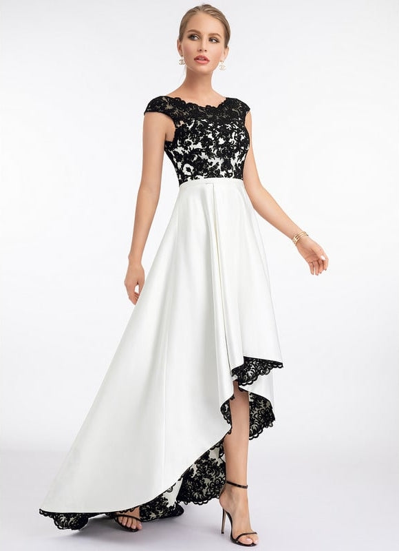 Robe de Soirée Élégance Bicolore - gallery 4