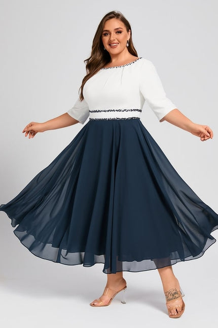 Robe de Soirée Élégance Nautique - gallery 7
