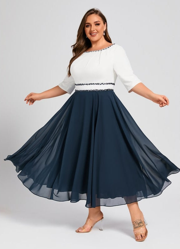 Robe de Soirée Élégance Nautique - gallery 7
