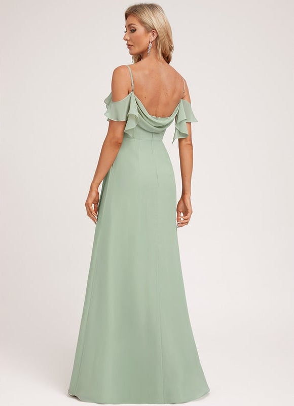Robe de Soirée Légère Ciel - gallery 1