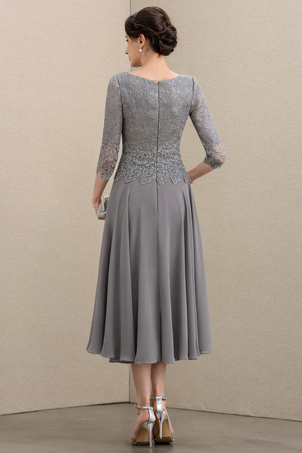 Robe de Soirée Lilas Enchanté - gallery 1