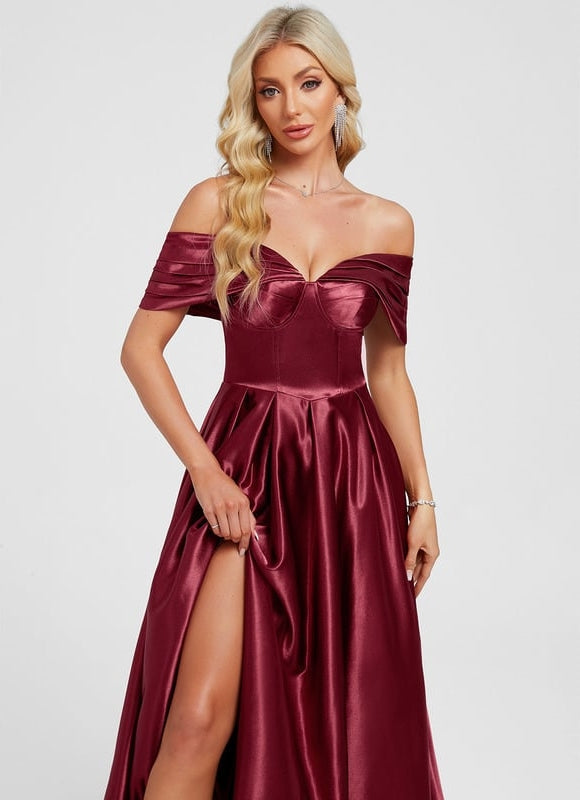 Robe de Soirée Satin Élégante - gallery 3