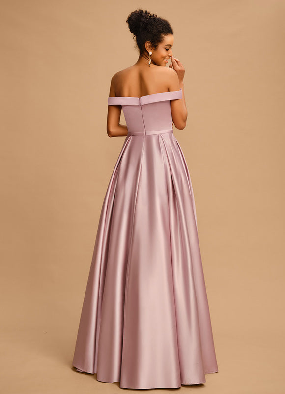 Robe de Soirée Rêve Rosé Glissant - gallery 3