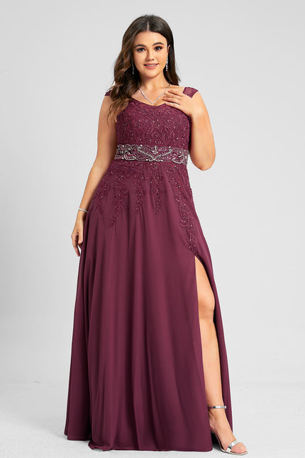 Robe de Soirée Éclat Rubis Flottant - gallery 8