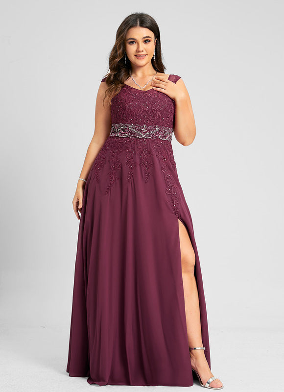 Robe de Soirée Éclat Rubis Flottant - gallery 8