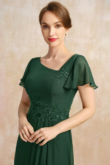 Robe de Soirée Éclat Vert Émeraude - gallery 1