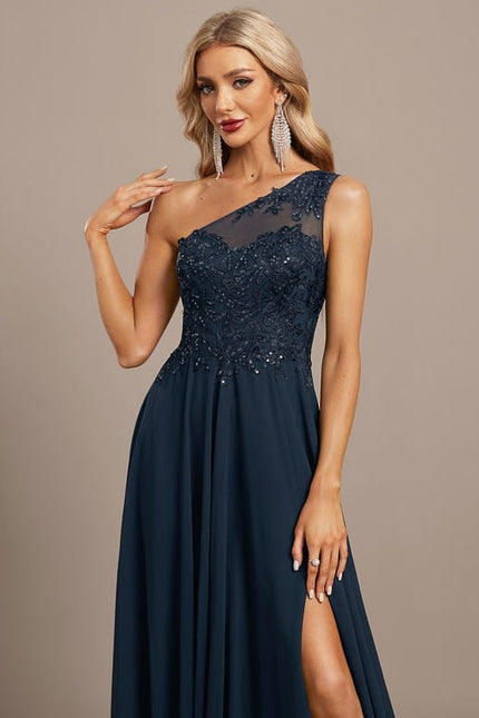 Robe de Soirée Noir Élégant Chic - gallery 1