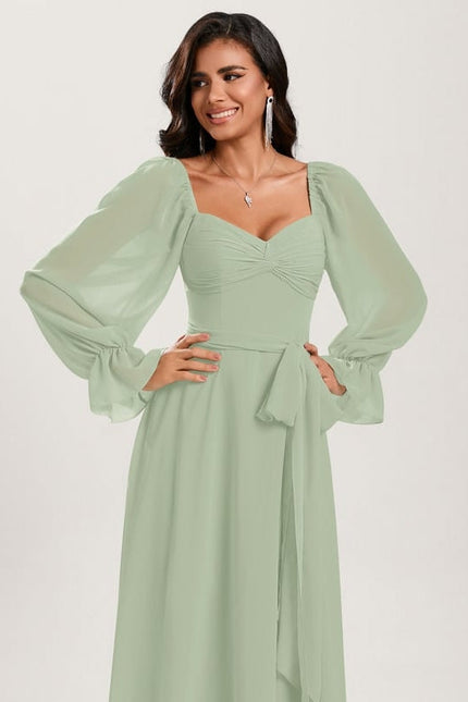 Robe de Soirée Émeraude Aérienne - gallery 3