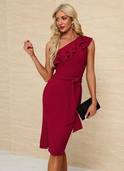 Robe De Soirée Courte A Bretelle