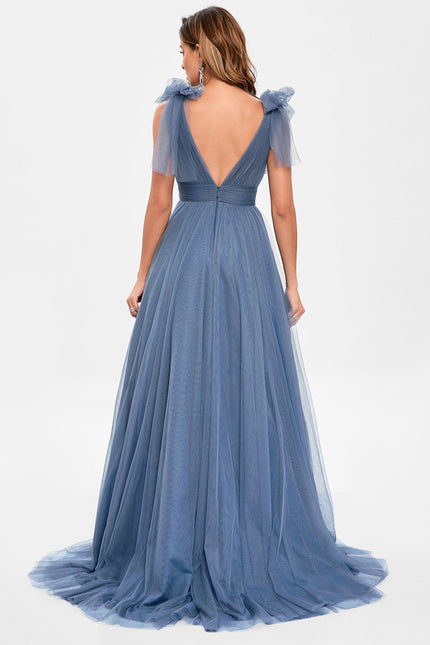 Robe de Soirée Bleu Nuageux - gallery 2