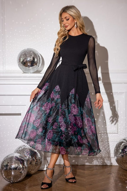 Robe de Soirée Organza Florale - gallery 5