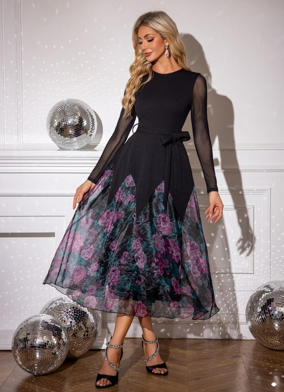 Robe de Soirée Organza Florale - gallery 5