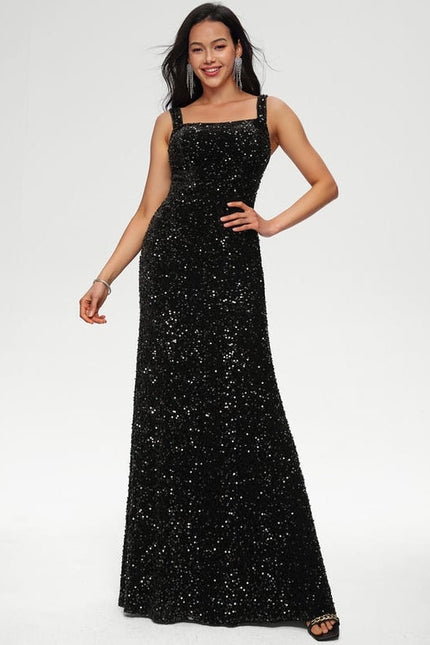 Robe De Soirée Noir Paillette - gallery 3