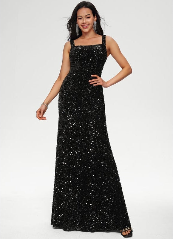 Robe De Soirée Noir Paillette - gallery 3