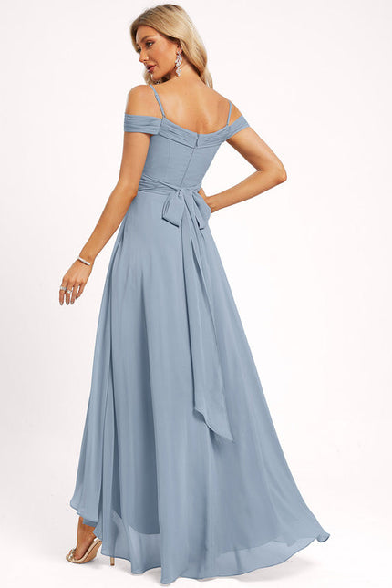 Robe de Soirée Velours Flottant - gallery 1