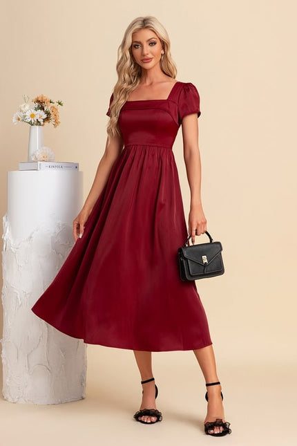 Robe de Soirée Élégance Pourpre Sereine - gallery 4