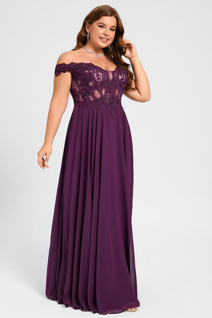 Robe de Soirée Éthérée Violette - gallery 7
