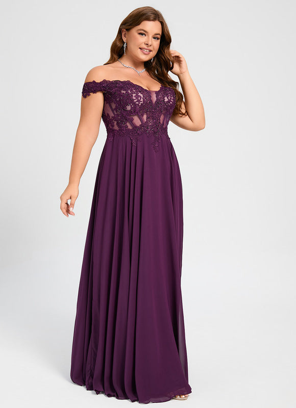 Robe de Soirée Éthérée Violette - gallery 7