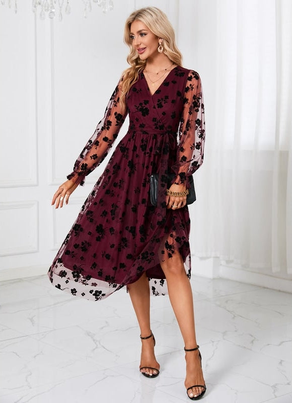 Robe de Soirée Mystique Florale - gallery 7