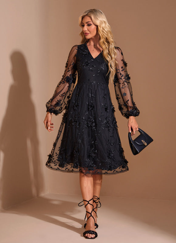 Robe de Soirée Tulle Élégante - gallery 4