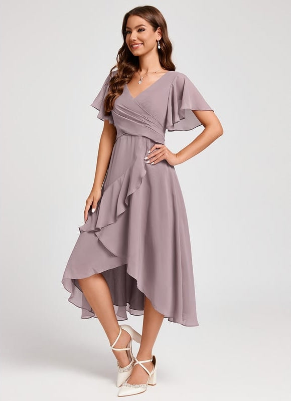 Robe De Soirée Rose Poudrée - gallery 3