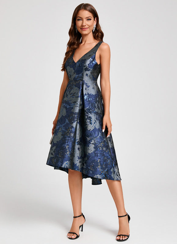 Robe de Soirée Fleurie Nuit